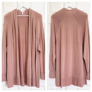 Leith blush cardigan, size XXL